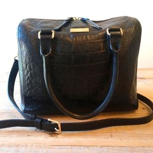 Kate Spade leather croc texture handbag